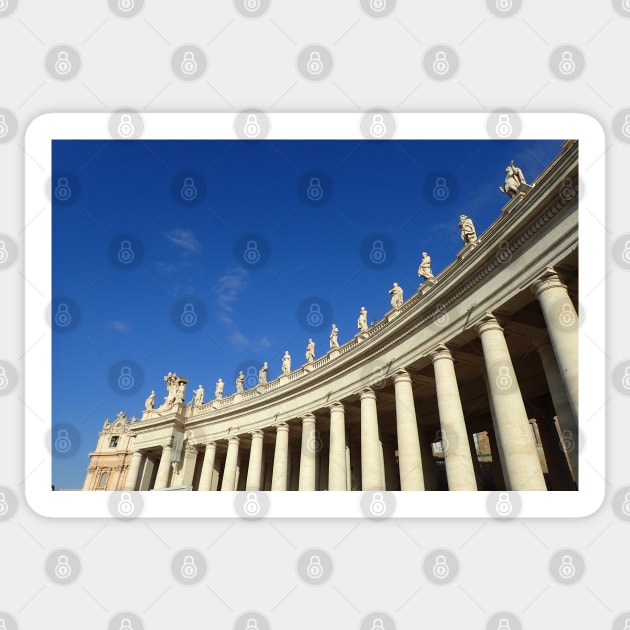 Top of St Peter's Square Sticker by SHappe